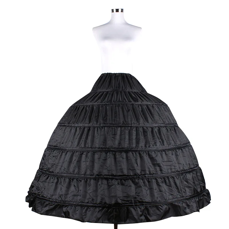 

Six Steel Tutu Skirt Wedding Dress Crinoline Performance Costume Slip Dress 6 Circles without Yarn plus-Sized Size Pannier
