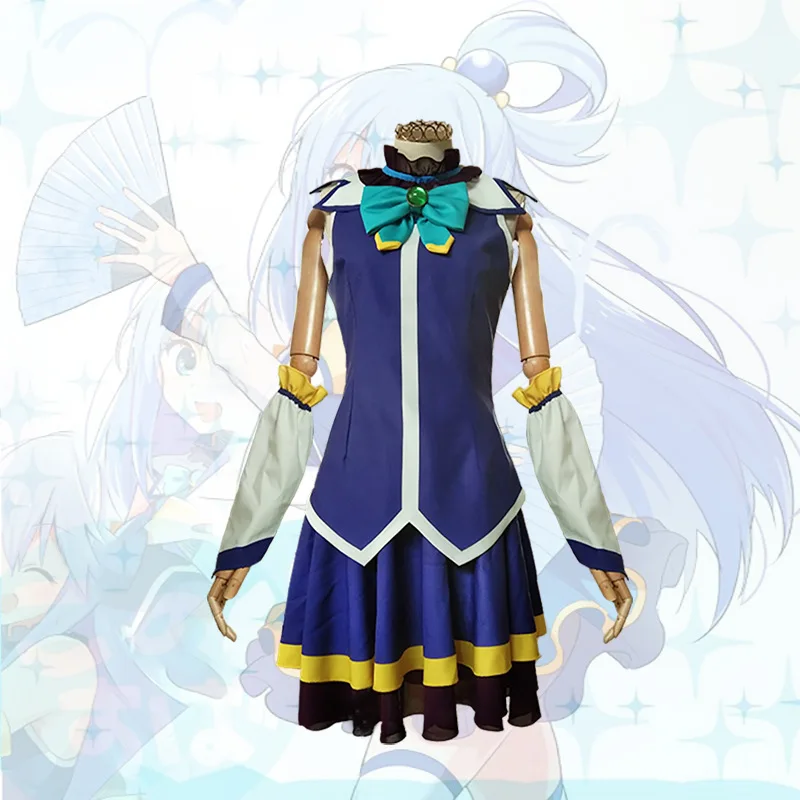 KonoSuba благословение Бога на этот чудесный мир водные Топы платье Униформа костюм