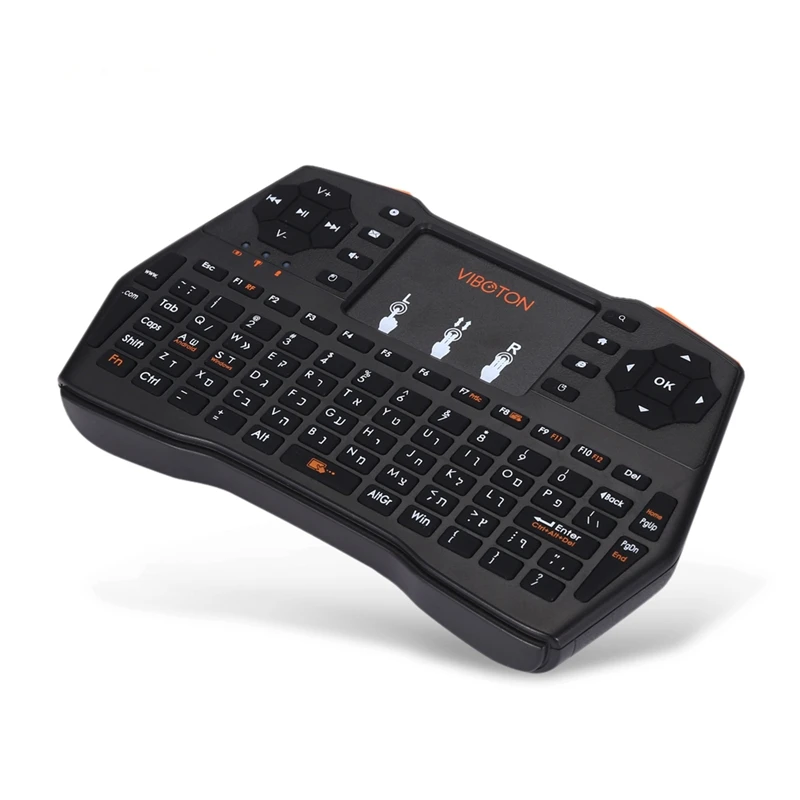 Беспроводная клавиатура Viboton I8 Plus 2 4 ГГц сенсорная панель воздушная мышь игровая