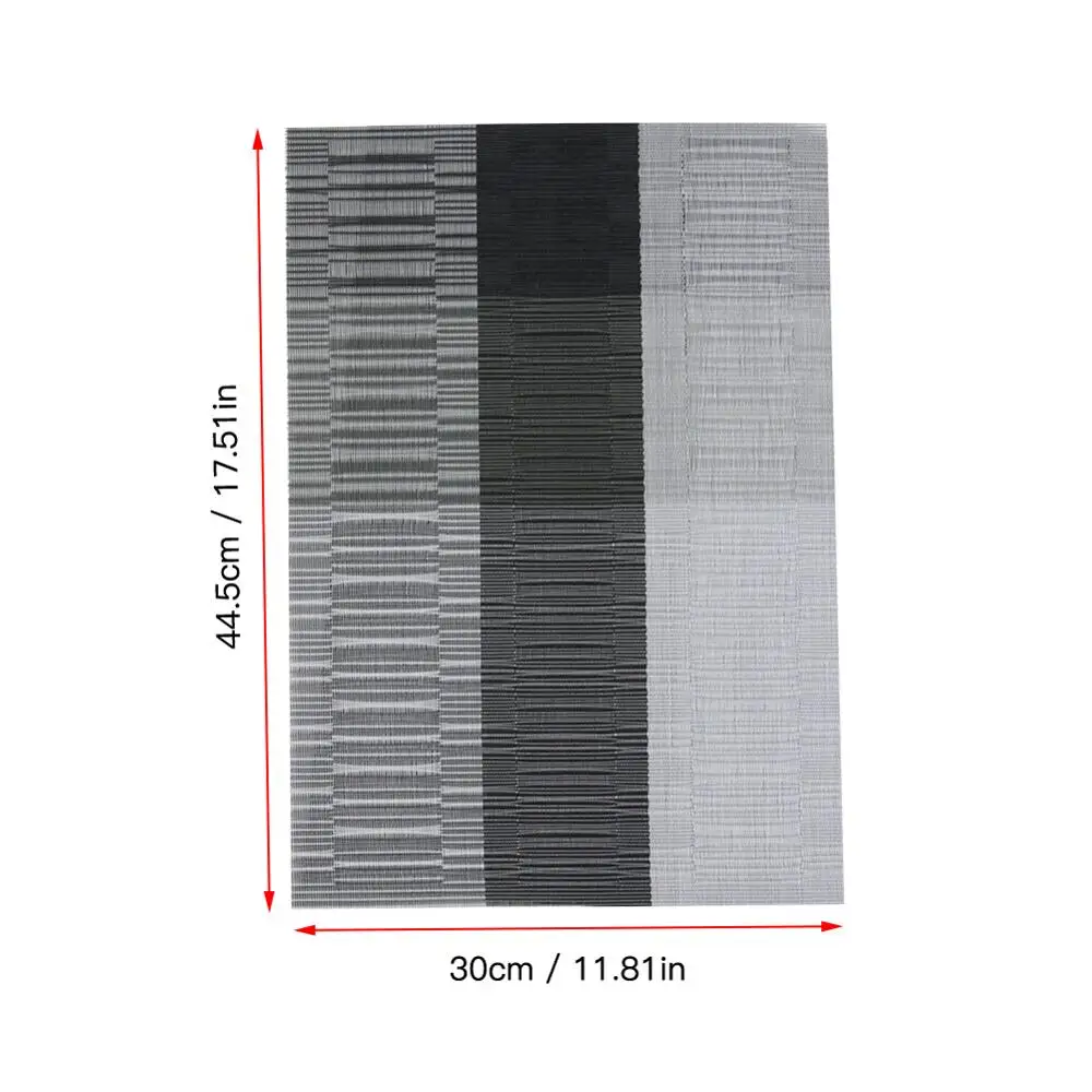 

6pcs PVC Kitchen Dinning Placemats for Table Mat Manteles Cup Coaster Table Place Mats Washable