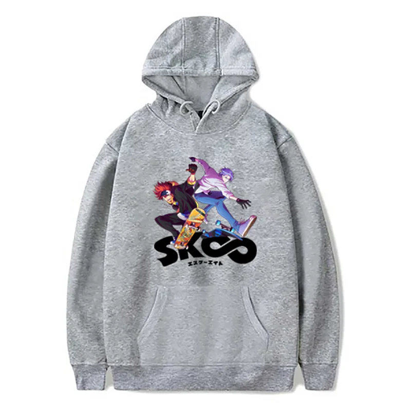 Harajuku SK8 the Infinity Unisex Hoodies Japanese Anime SK8 the Infinity Printed Men's Hoodie Streetwear Casual Sweatshirts