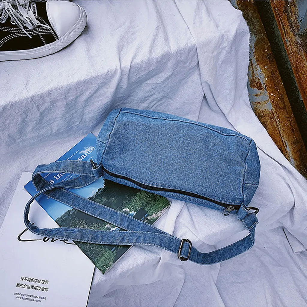 Женский модный холщовый однотонный кошелек для мелочи сумка тоут через плечо