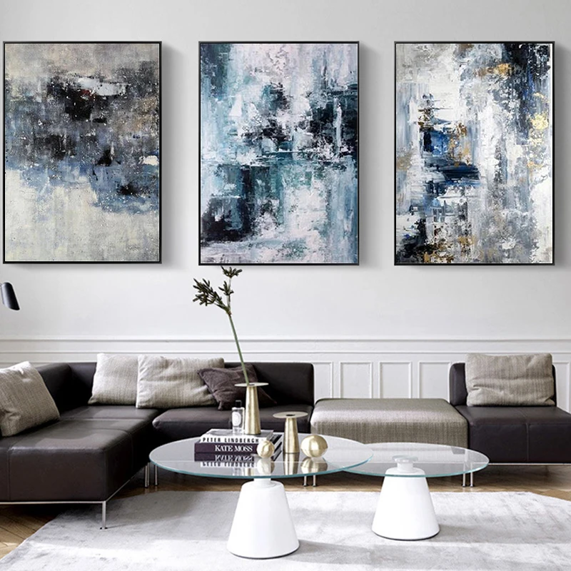 

Modern Abstract Canvas Painting Nordic Style Posters and Print Cuadros Wall Art Picture for Living Room home Decoration unframed