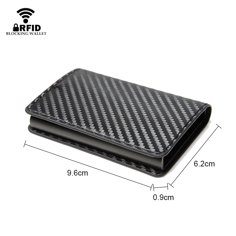 Анти Rfid банк держатель для карт из углеродного волокна Для мужчин кредитной