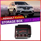 Автомобильный органайзер для хранения подлокотников, Центральный держатель для Renault Koleos 2, Samsung QM6 2017, 2018, 2019, 2020, MK2, автомобильные наклейки