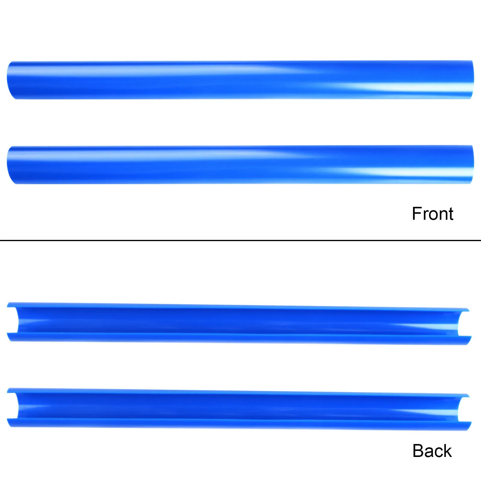 

Обмотка для решетки радиатора, отделочные полосы, 2 шт., ярко-голубой декор для BMW E60, передняя решетка для гриля, пластиковая опора, удобная практичная