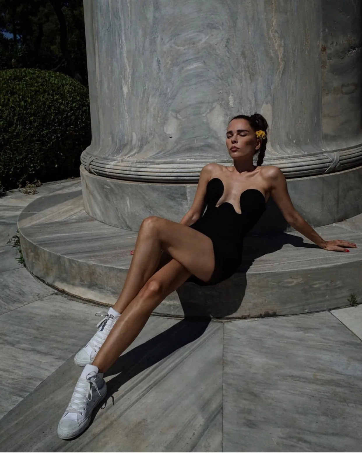 

Sexy Wrapped Breast Dress Dress 2021 New Fashion Pure Color Wrapped Breast Dress Large Size Mid Skirt