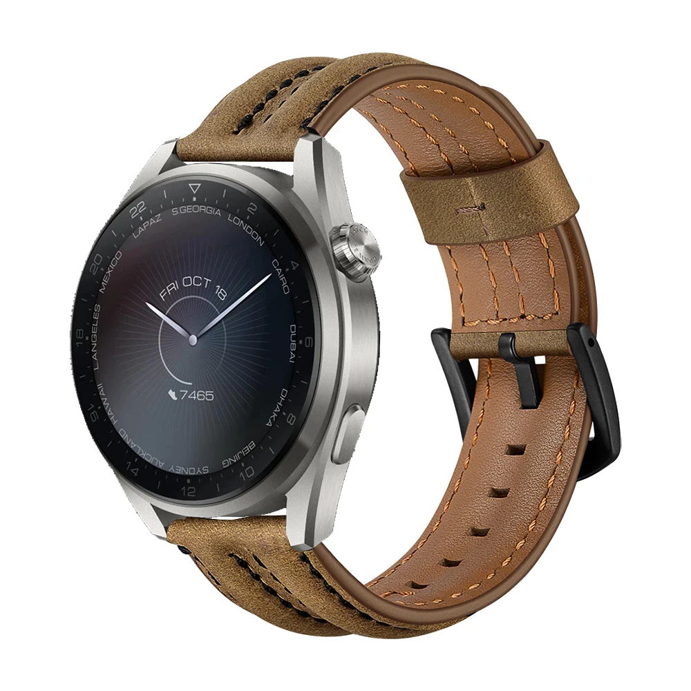 Watchband For HUAWEI WATCH 3 46mm Band GT 2 Pro GT2 Leather Strap For HONOR MagicWatch 2 Wriststrap Bracelet Replace Accessories