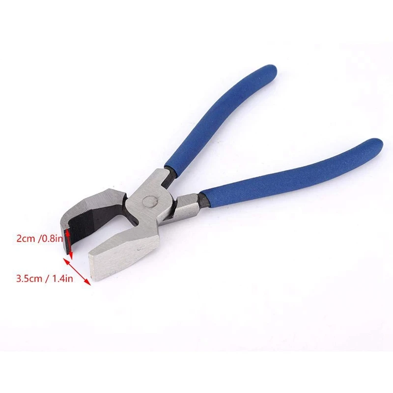 8 дюймов сверхмощные металлические стеклянные плоскогубцы для бега из стали ПВХ