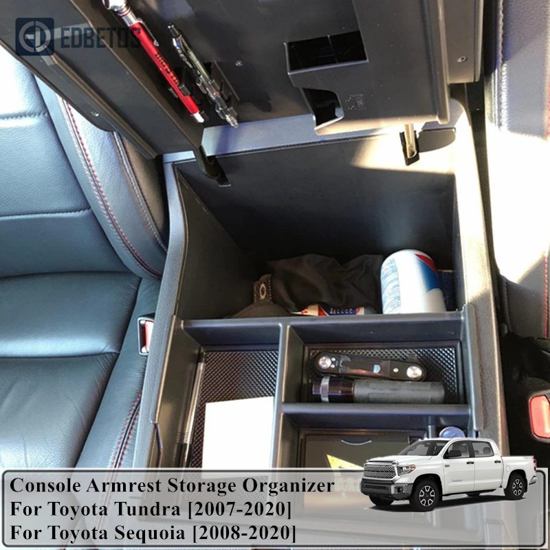 Подлокотник коробка для хранения Toyota Tundra 07 19 Sequoia 2008 + центральная консоль ящик