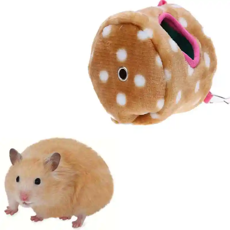 Милый теплый домик для домашних животных кролик хомяк кровать крыса зимняя