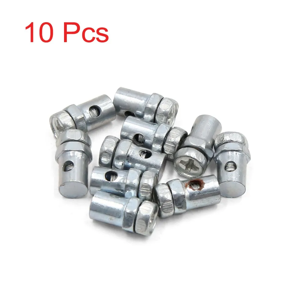 

uxcell Universal Fit for Cable Diameter 2.5mm 10Pcs 14 x 8mm Brake Line Cable Wire Fixed Screws Fastener for Motorcycle