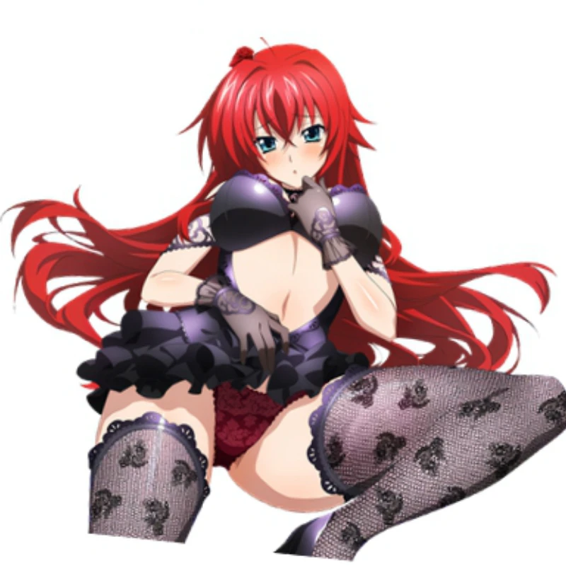 3 Аниме старшая школа DXD Rias Gremory Otaku Dakimakura Милая аниме девушка виниловая наклейка