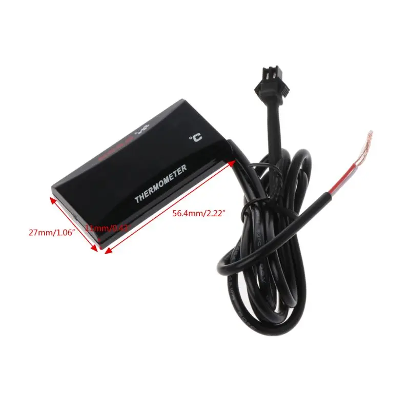 Универсальный цифровой термометр для мотоцикла с ЖК дисплеем измеритель