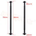 2 шт. HSP 06061 Dogbone 84 мм подходит RC 1:10 4WD внедорожный Багги Himoto Redcat