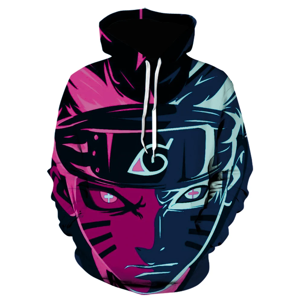 

2021 Spring and Autumn Anime Men's and Women's Hoodie 3d Harajuku Ninja Sweatshirt Fall/Winter Street Comfortable Sweatshirt