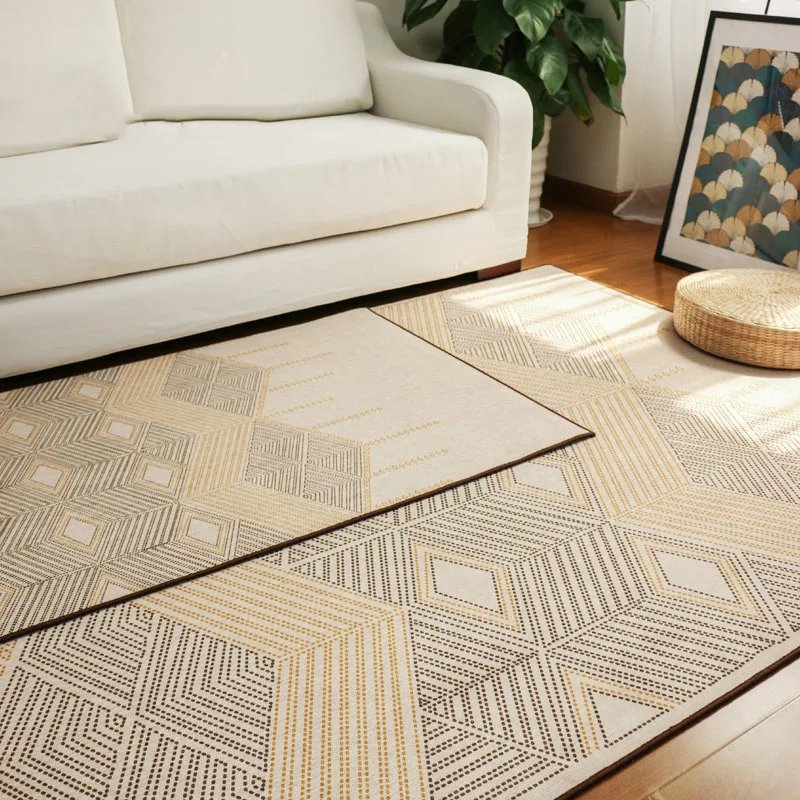 買取 シェニールリビングルーム簡潔なスタイルホーム寝室装飾ソファコーヒーテーブル畳マット毛布