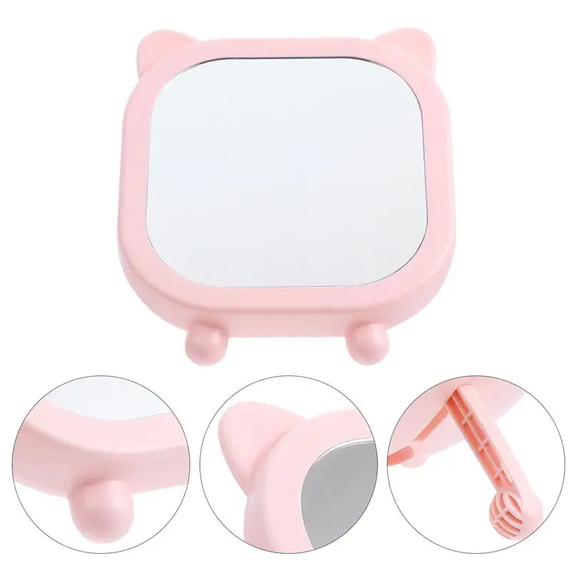 1 шт. настольное зеркало красивое мультяшное складное косметическое | Красота и