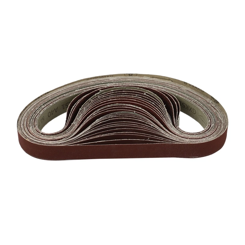 

28 шт. шлифовальные ленты 1x30 дюймов шлифовальная лента из оксида алюминия ленточная шлифовальная бумага (4 по 40/60/80/120/180/240/400 Grits)