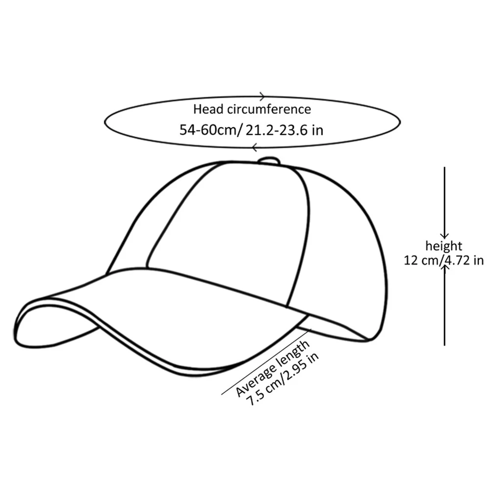 

Men Women Adjustable Hip Hop Tour Hat Unisex Solid Color Simple Chain Ring Adjustable Baseball Cap Summer Breathable Cap