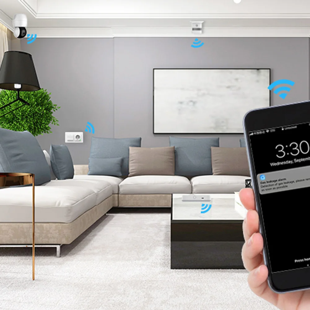

ZigBee Smart Gateway Hub Smart Home Bridge Smart Life/Tuya APP Wireless Remote Controller Works with Alexa Google Home 2021 New
