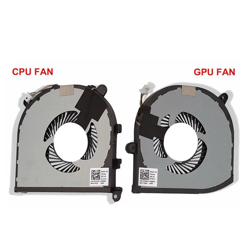 YALUZU New CPU Cooling Fan For DELL XPS 15 9560 series Precision 5520 M5520 GPU FAN 0TK9J1 R &amp R0VJ2HC L | Компьютеры и офис
