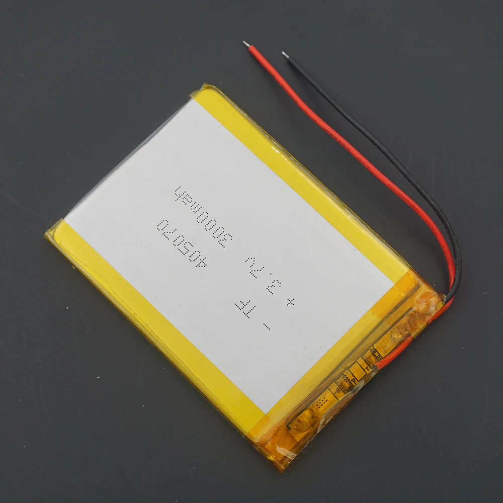 XINJ 3 7 V 3000 мА/ч 405070 Rechageable литий полимерный Батарея для GPS электронная книга PAD во
