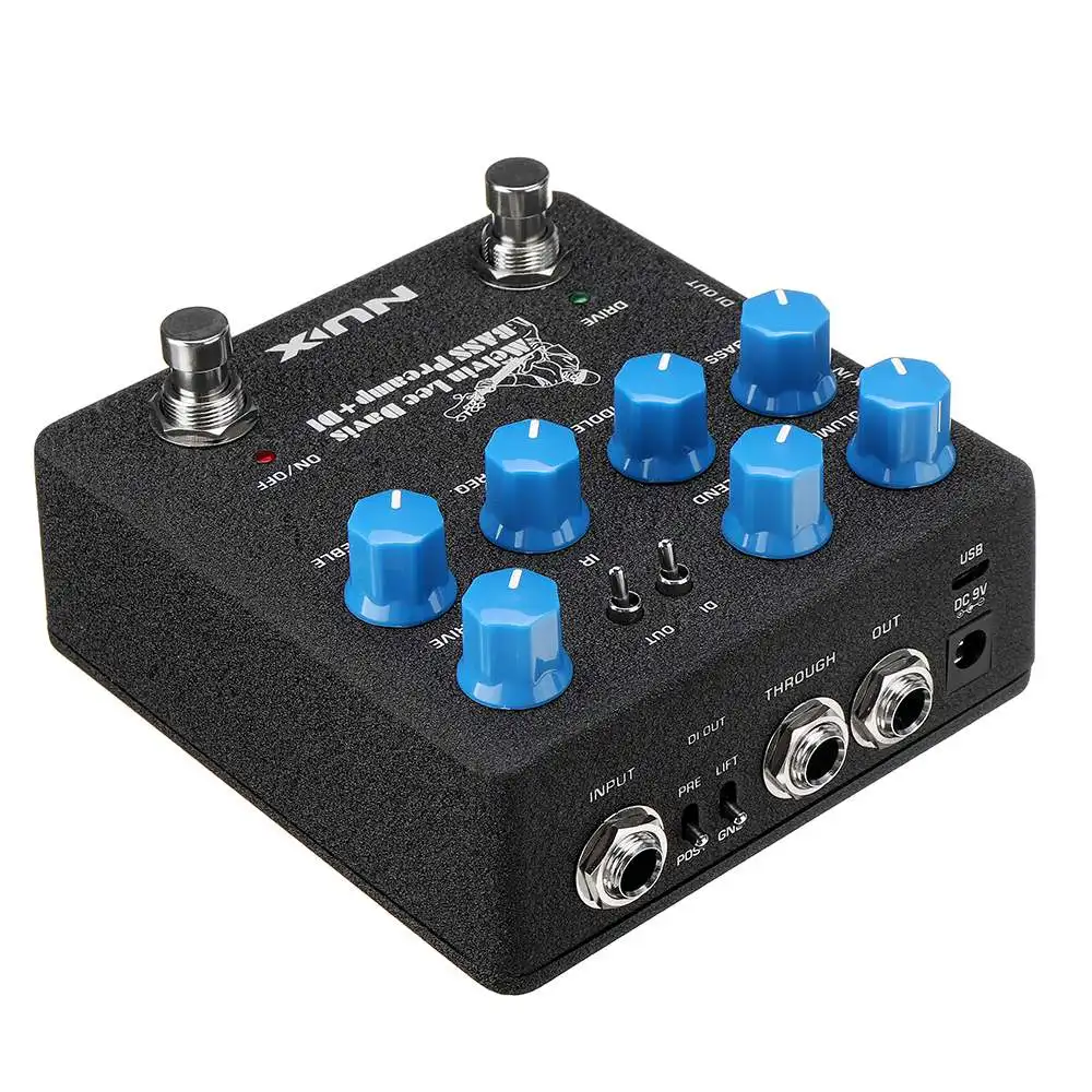 Bass preamp. Преамп для баса в педалборде.