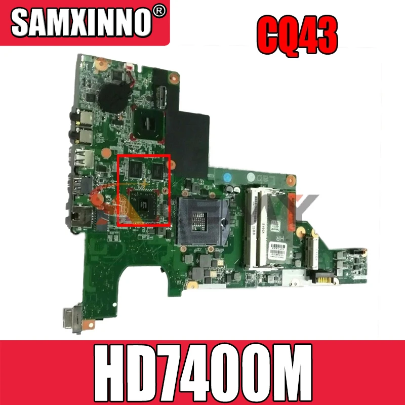 

646670-001 646672-001 для HP CQ43 431 631 материнская плата для ноутбука HM65 DDR3 HD 7400 M видеокарта 100% тестовая работа