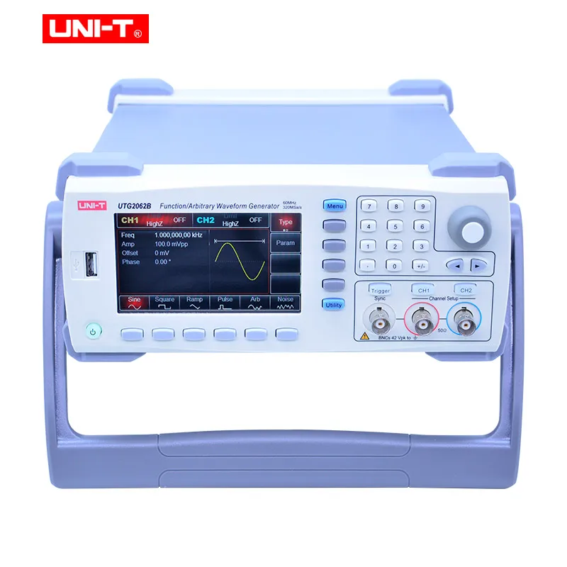 UNI T UTG2062B функция/генератор сигналов произвольной формы 2 канала 320 мс/с 16 бит