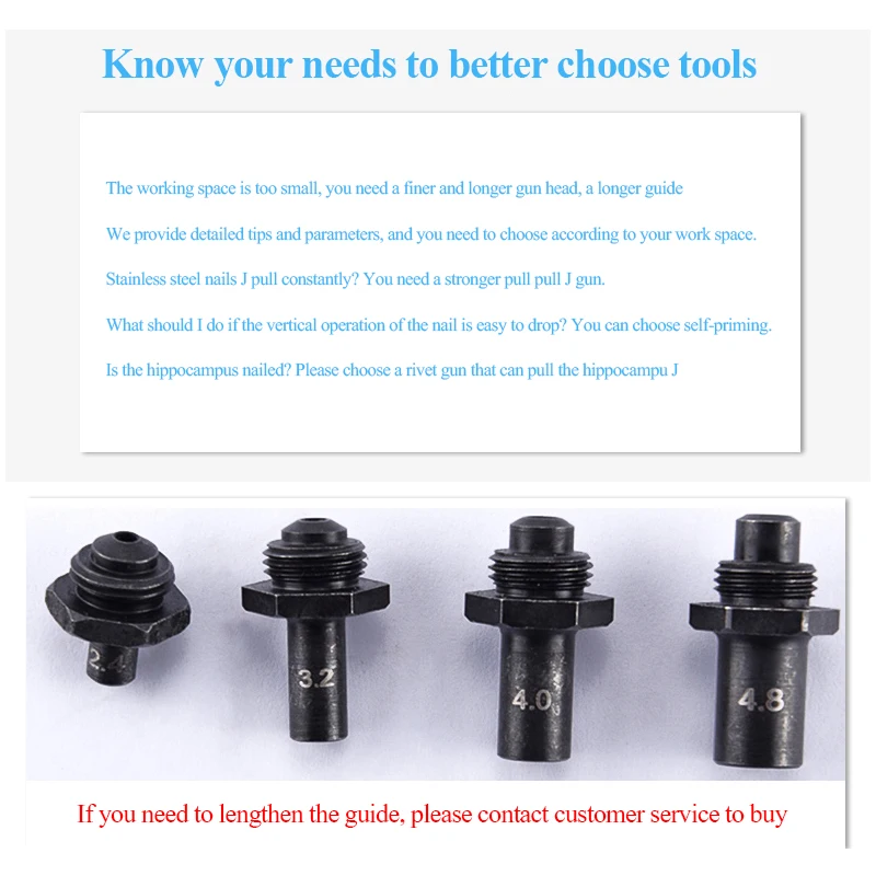 

Riveting Gun Fully Automatic Pneumatic Air Riveter Machine Self-PrimingPull Core Rivet Gun Family use Small Pneumatic Tools