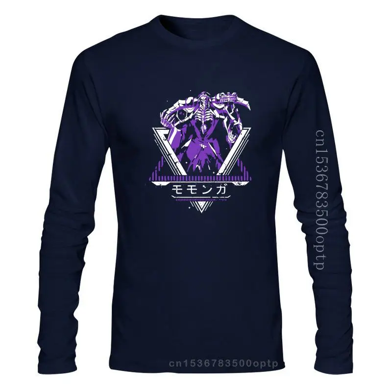 

Новые мужские футболки Ainz Ooal платье Overlord аниме рубашка Overlord Ainz футболка wo мужские футболки Топ