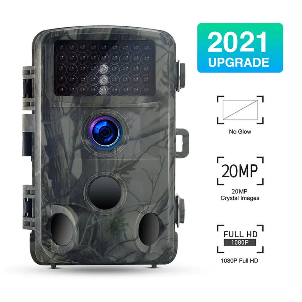 

Outdoor Hunting Camera 20MP Wild Animal Detector Trail Camera HD IP66 Waterproof Monitoring Infrared Heat Sensing Night Vision
