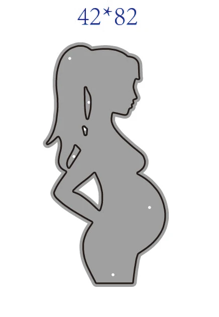 Металлическая пресс-форма в форме беременной женщины сделай сам для