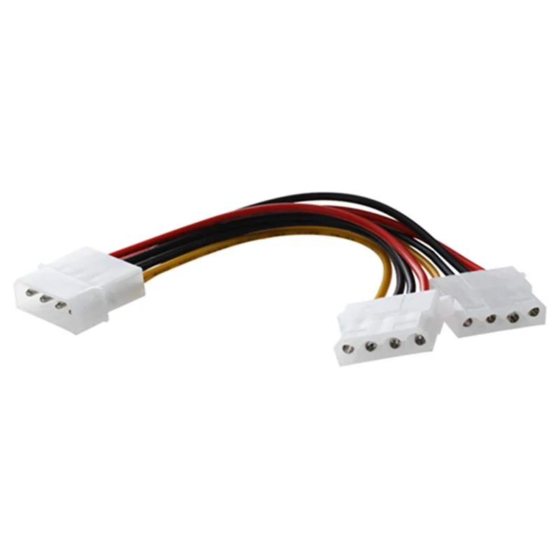 Computer Molex 6 Inches 4 Pin Power Supply Y Splitter Cable 1 Male to 2 Female | Электроника