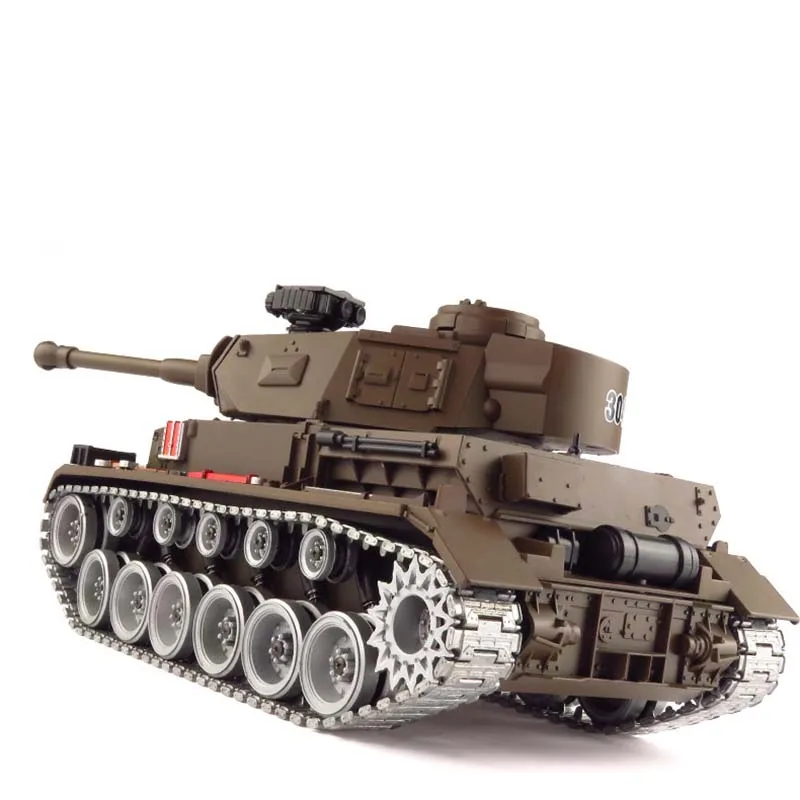 1/20 крупная имитация 2 4G RC Tank 15 каналов тактический основной автомобиль военная
