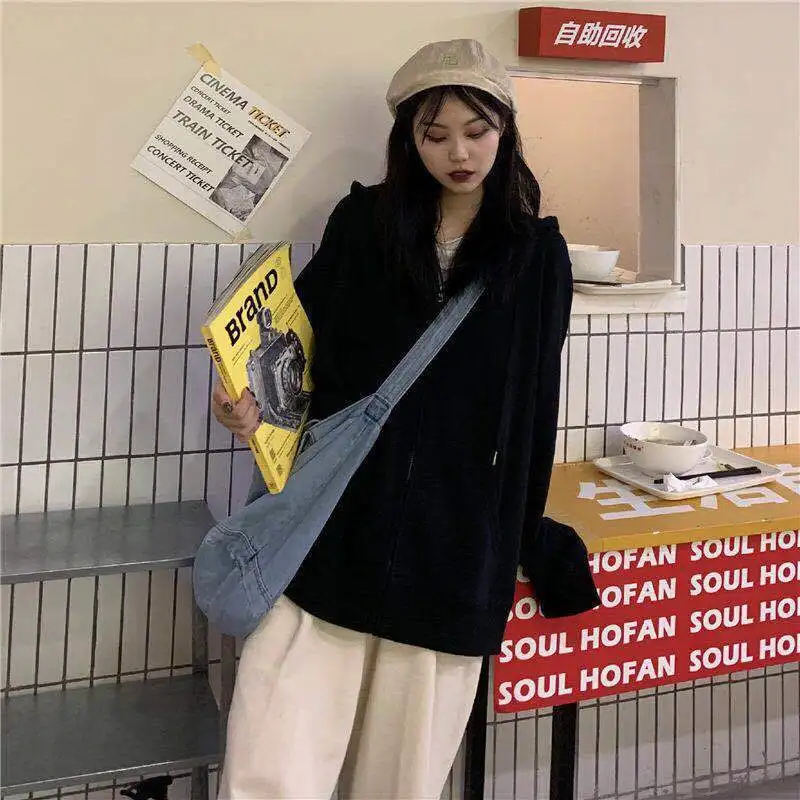 

2021 latest Korean loose spring and autumn thin girls' coat