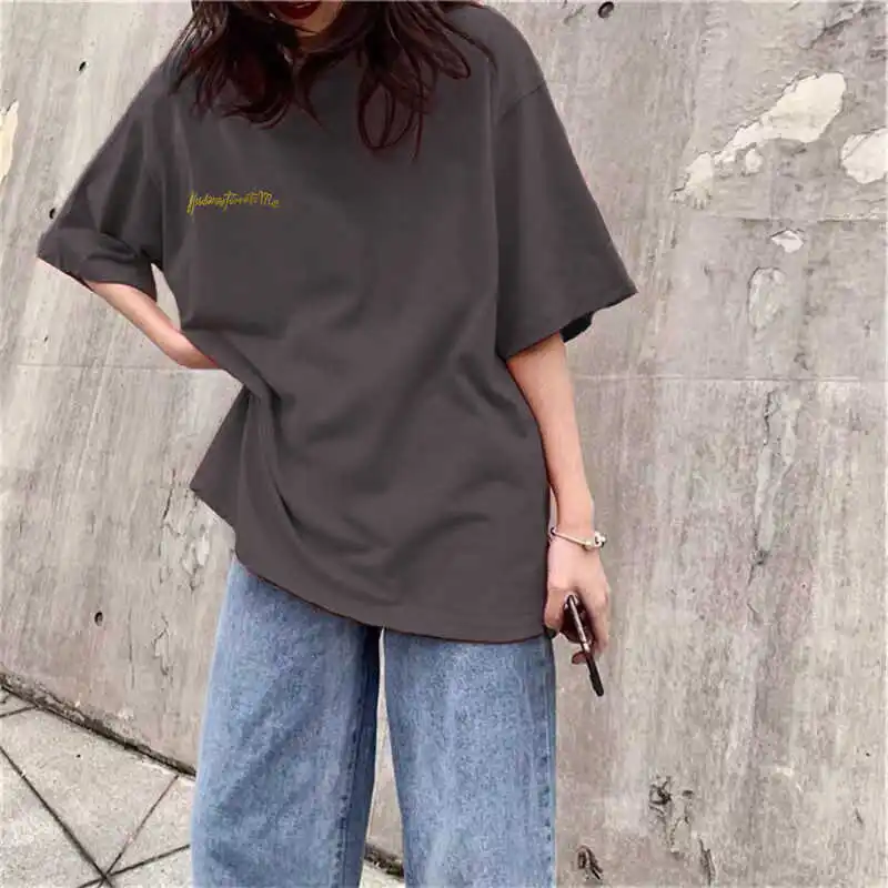 

New Korean chic half sleeve top in spring and summer 2021