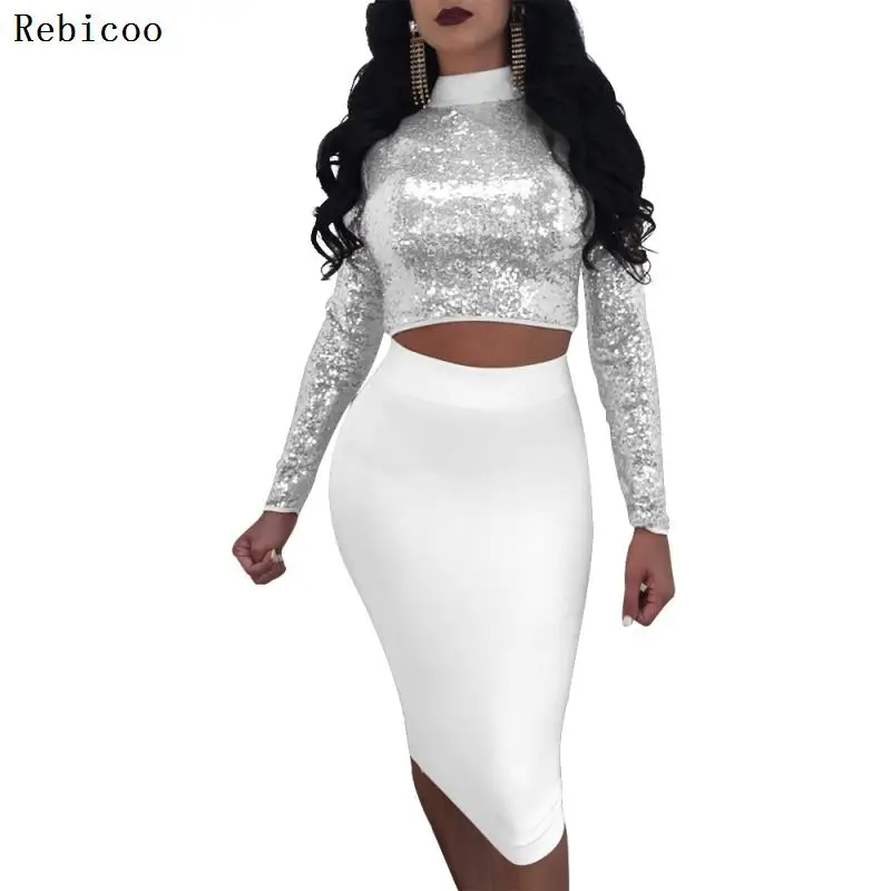 Осенний женский элегантный повседневный коктейвечерние костюм миди