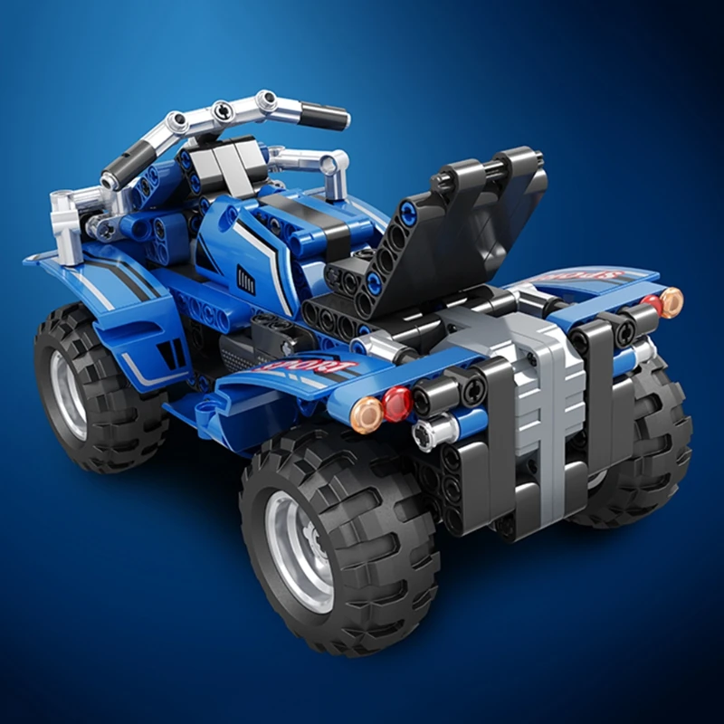 

Three Wheeled Education Assembly Motorcycle Kits, Motorbikes Construction Particles Set for Scooter Lovers