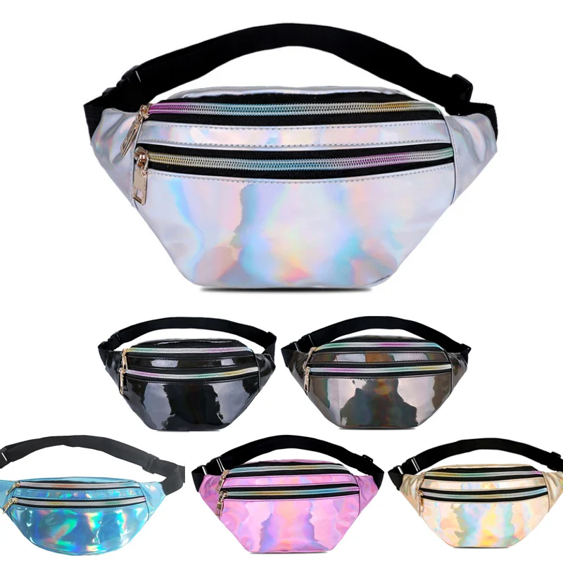 Женская поясная сумка модные сумки для девочек путешествий блестящая женская с