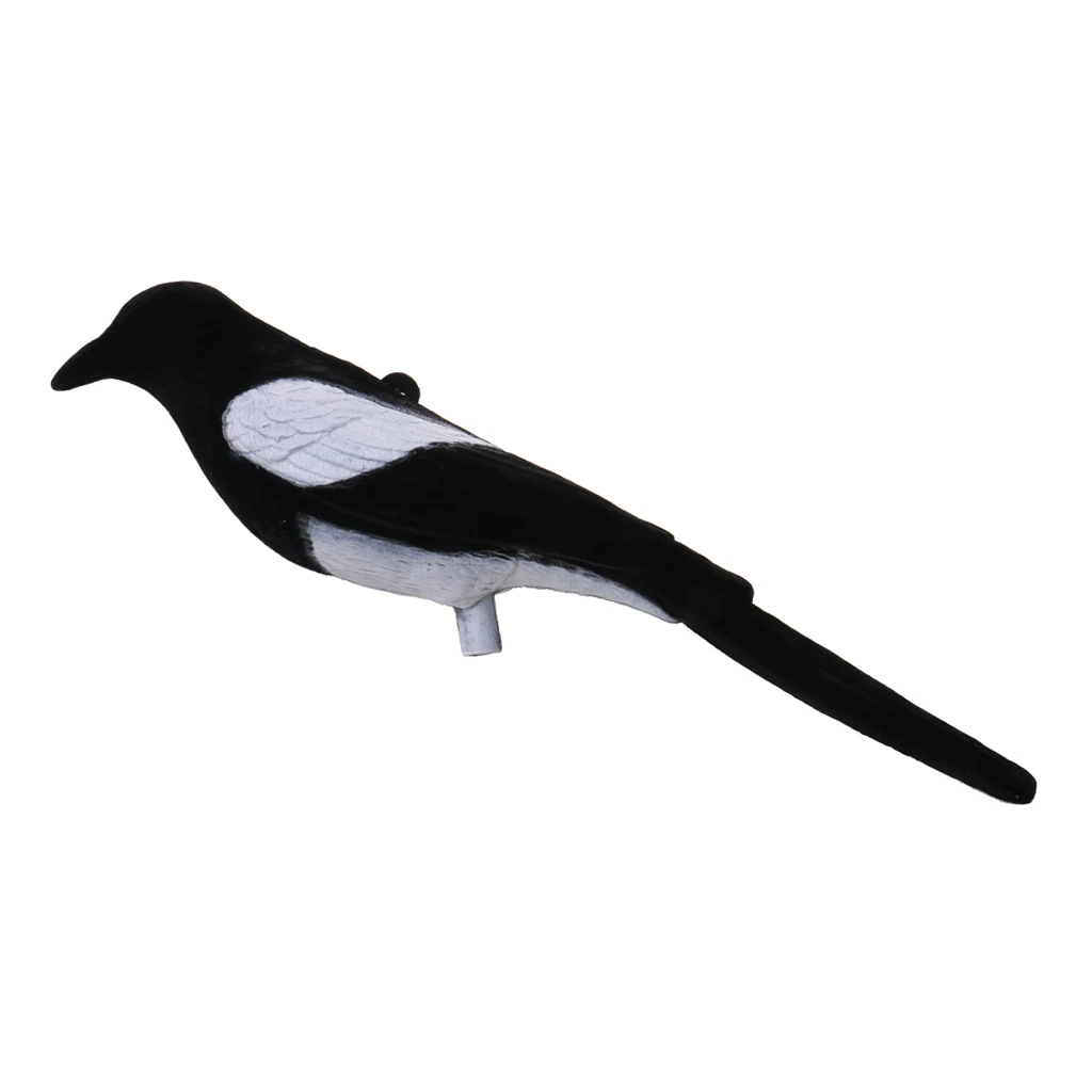 Full Flocked Realistic Calling Magpie Decoy /Hunting Decoying Baits |