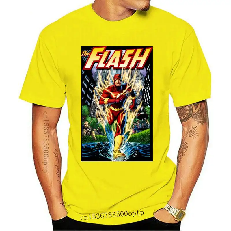 

New Man'S Popular DC Comics Hero Flash Awesome T Shirt For Men Plus Size S-6XL Crewneck T Shirt