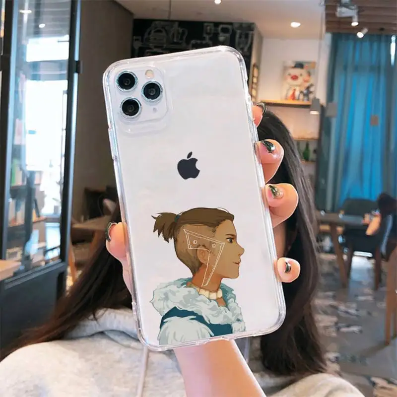 

Avatar the Last Airbender clear Phone Case Transparent for iPhone 6 7 8 11 12 s mini pro X XS XR MAX Plus