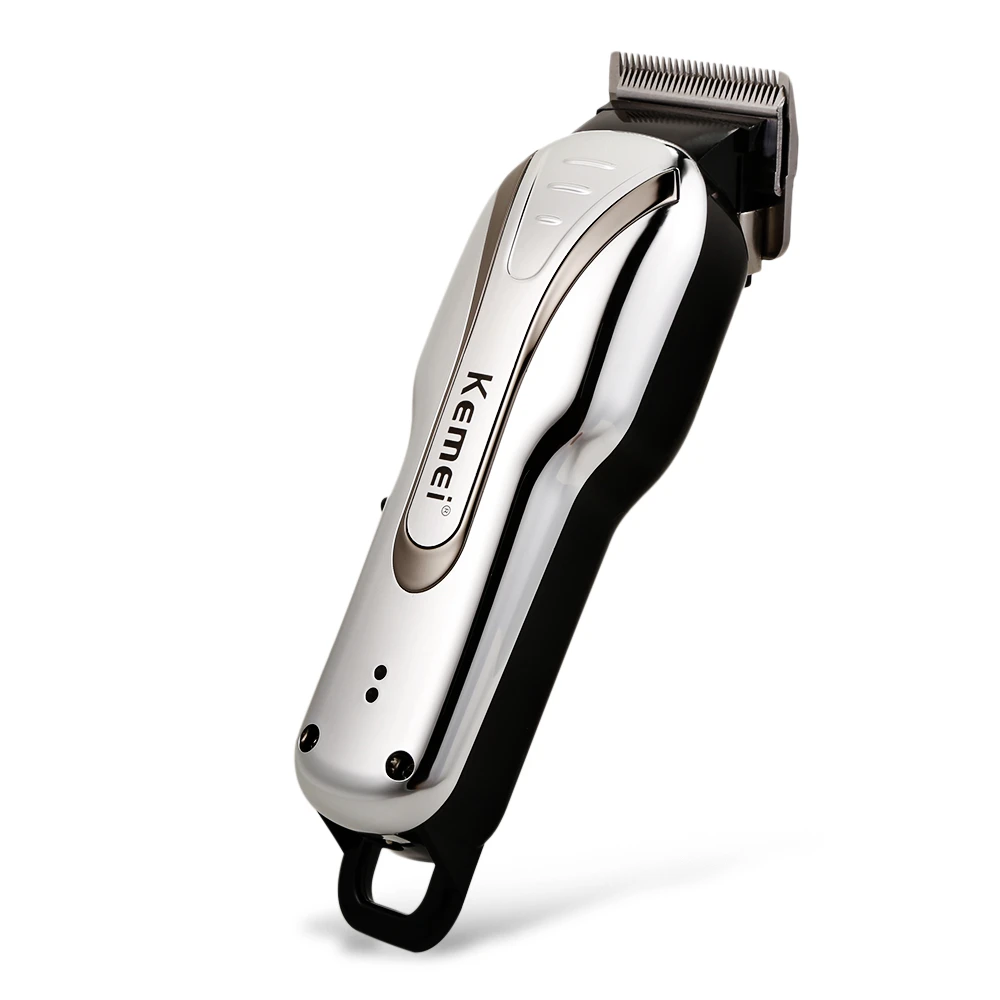 KEMEI мощный электрический триммер для волос перезаряжаемая машинка стрижки с
