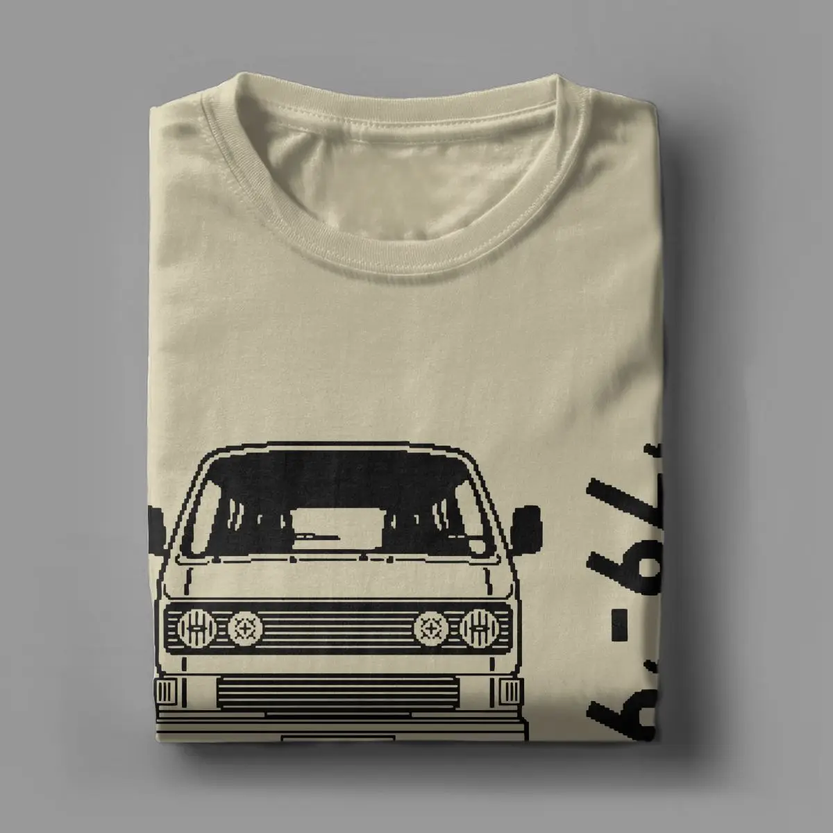 Мужская футболка Тип 2 T3 автобус автомобиль человек O образным вырезом футболки с