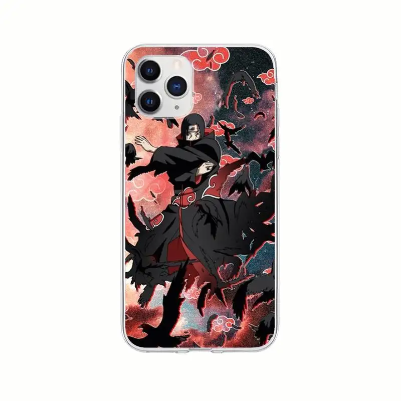 

Akatsuki Naruto Anime Transparent Mobile Phone Cover For Samsung Galaxy A21S A71 S9 S10 Plus Lite S20 Note 20 Ultra Clear Case