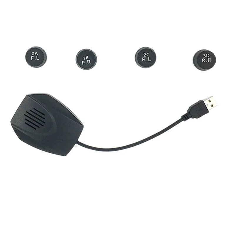 USB TPMS модульный инструмент беспроводная система контроля давления в шинах с 4