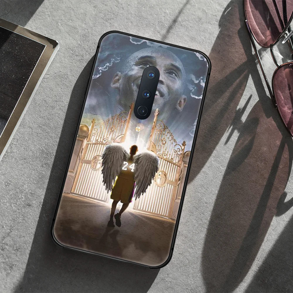 

Kobe basketball star 24 Phone Case Cover Hull For 1+ Oneplus 5T 6 6T 7 7Pro 7T 8 8Pro 8T black Coque Luxury Back Tpu Prime Soft