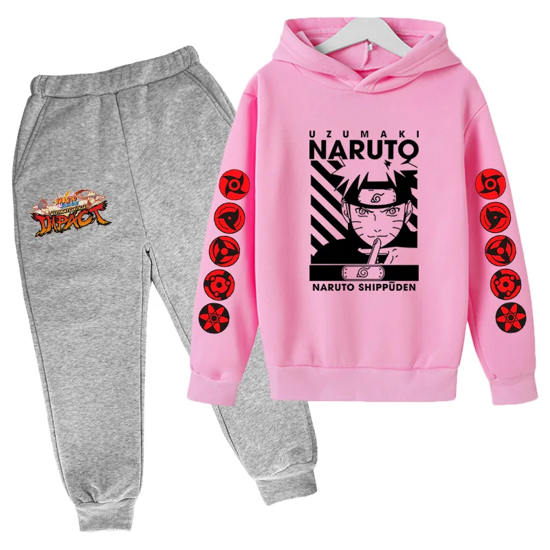 

2021 pop kids street hoodie set cartoon hoodie pants boys and girls cotton sportswear